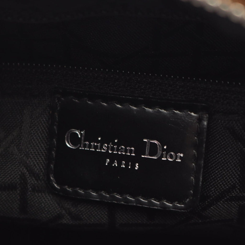 Dior Handbag Lady Dior Leopard 2-Way Brown Black Canvas Lady Dior Tote