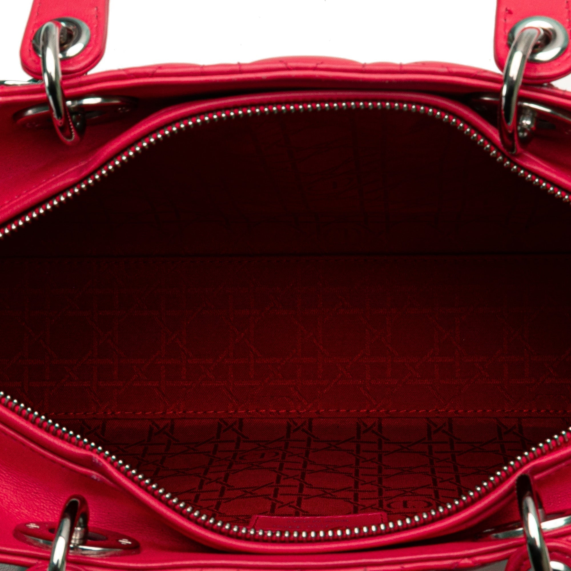 Dior Lady Dior Cannage Pink Handbag Cannage
