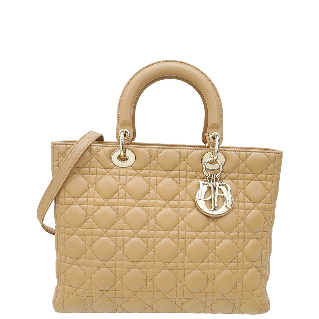 Dior Lady Dior Leather Handbag Style 46