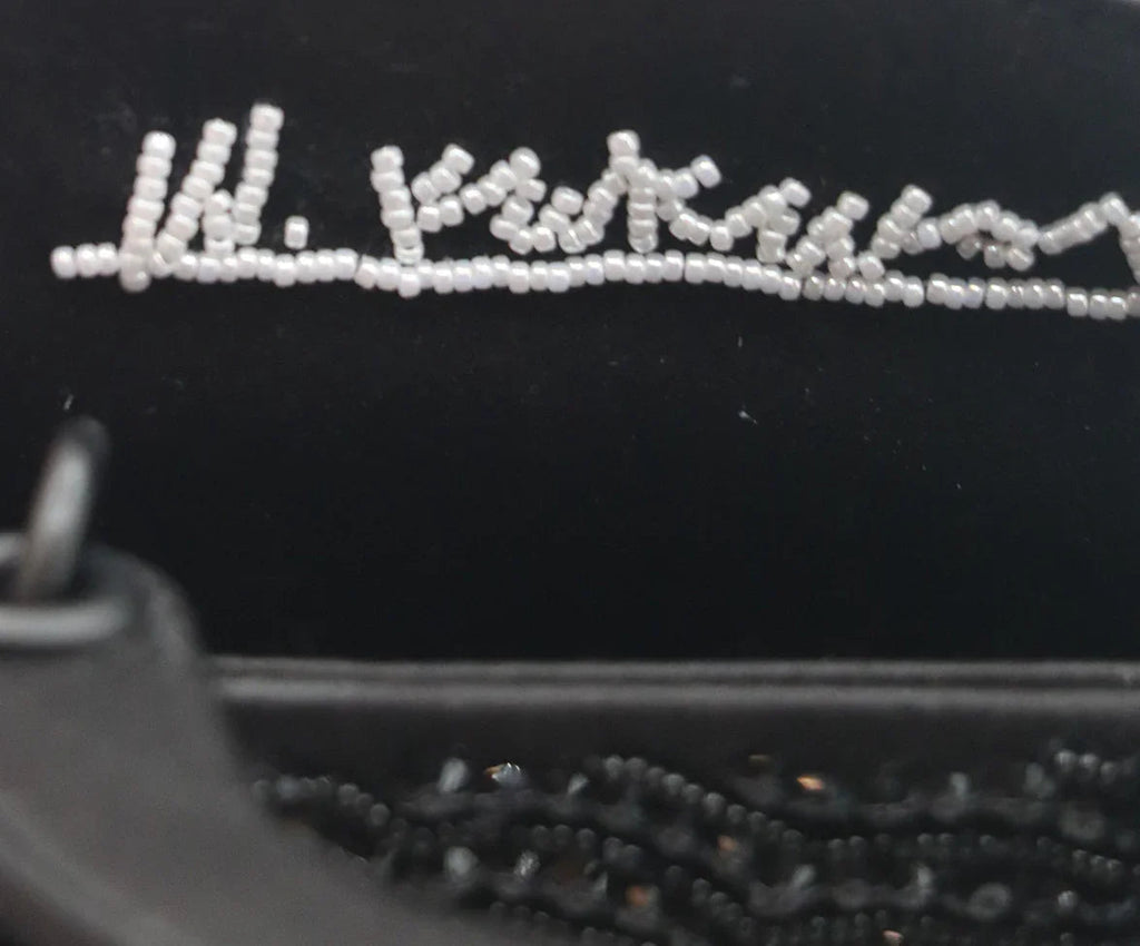 Mini Dior Black Beaded Handbag