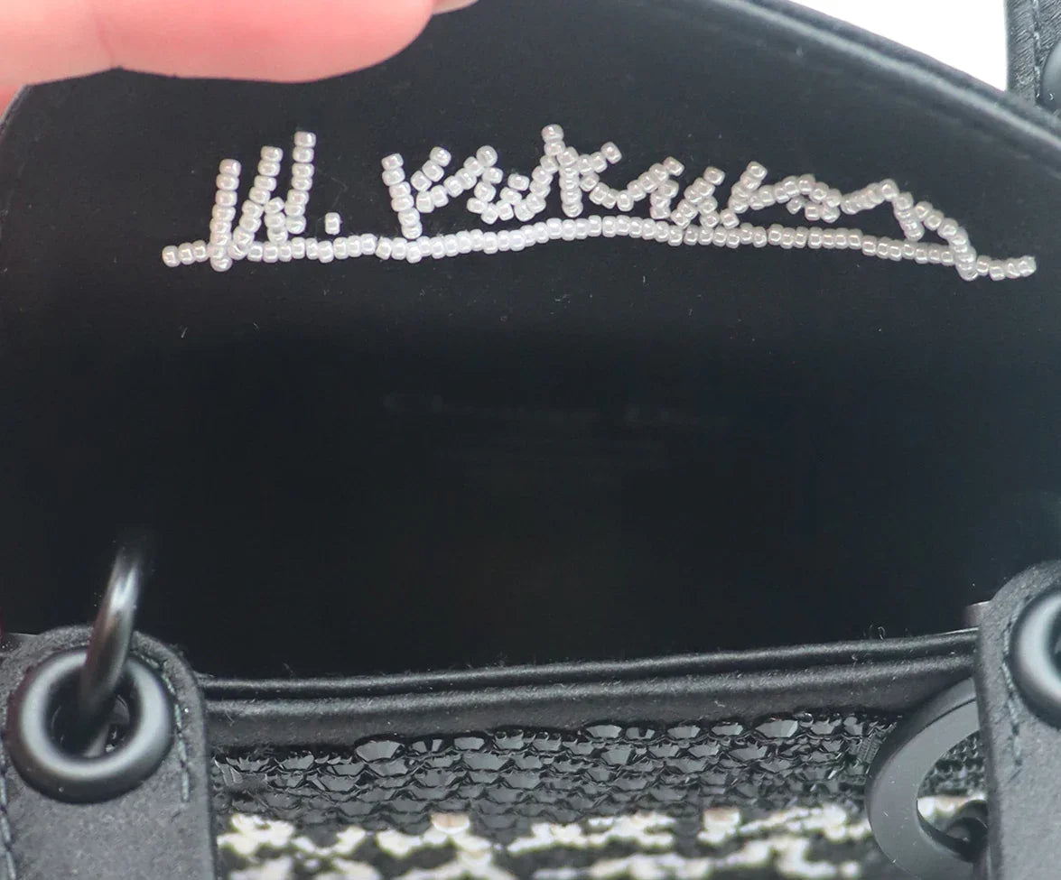 Mini Dior Black Beaded Handbag