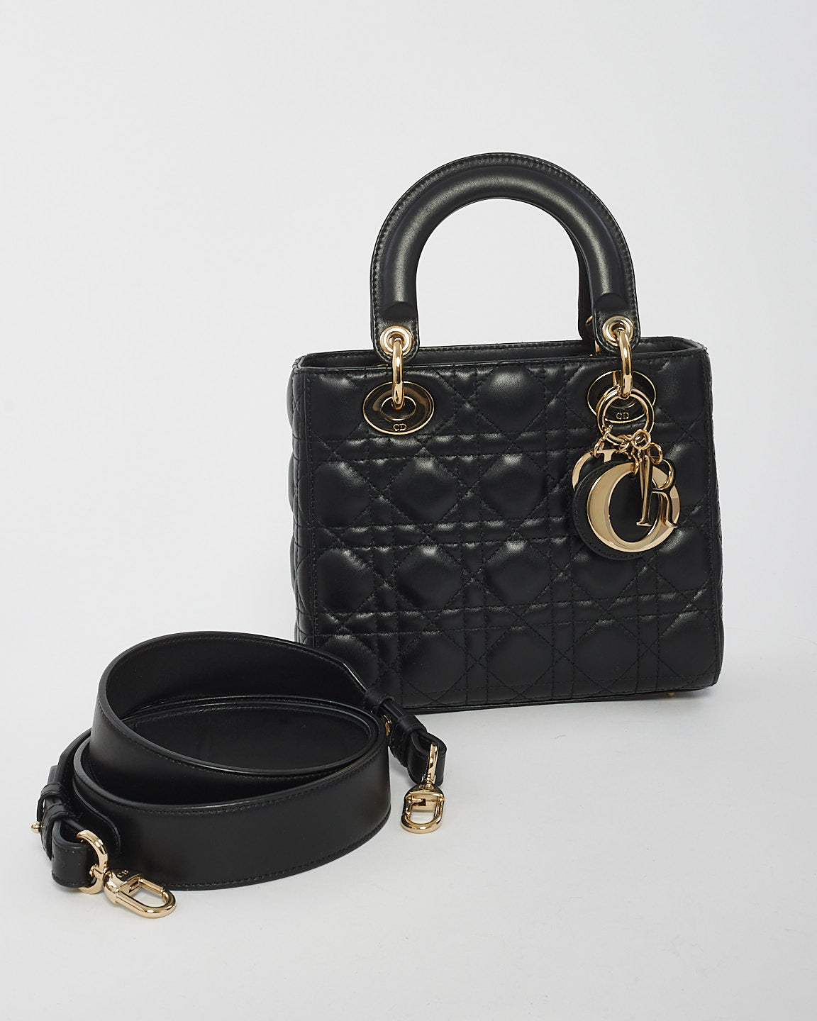 Dior Lady Dior Leather Handbag